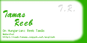 tamas reeb business card